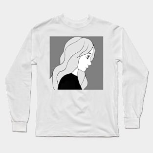 manga girl3 Long Sleeve T-Shirt